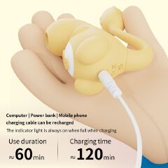 Discreet 3in1 Sucking Vibrator Lovely Dinosaur Tail Massager Clit Nipples Anal Rose Sucker 12 Modes Pleasure Dilldo for Vaginal Clitoral G-spot Stimulation Adult Non-embarrassed Sex Toy Gift for Women