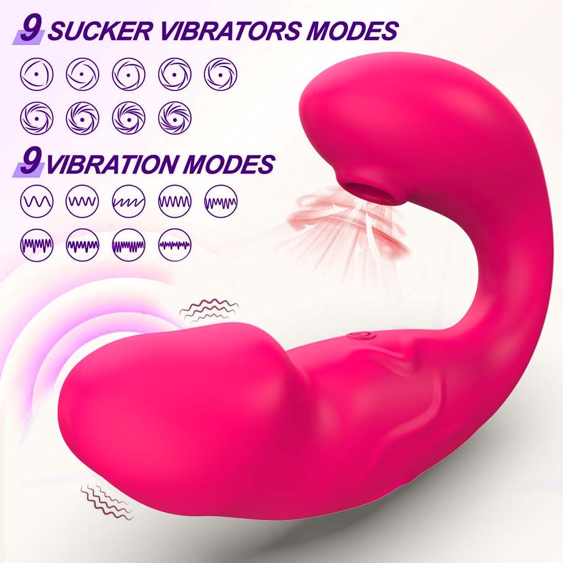 Wearable Dildo APP Sucking Vibrator Remote Control 9 Modes of Clitoral Sucker G Spot Vibrating Stimulator Anal Butt Plug Rechargeble Waterproof Adult Foreplay Sex Toy for Couples Women Lesbian Solo