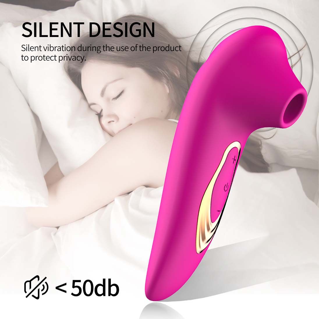 Women Handheld Sucking Vibrator Rose Sucker Mini Oral Stimulator Nipples Clit Stimulation Powerful Rechargeable 5 Sucking & Vibrating Modes Compact Adult Foreplay Sex Toy Gift For Girlfriend Wife