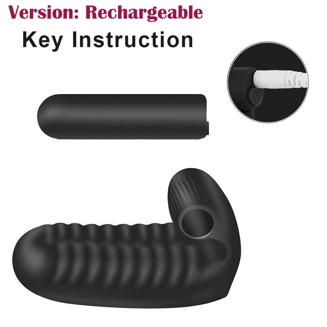 Compact Finger Vibrator 10 Vibrations Mini Bullet Sex Massager G Spot Clitoris Nipples Stimulator Vibrating Anal Clitoral Pleasure Game Tool Adult Love Solo Masturbation Toy for Women Female Couple
