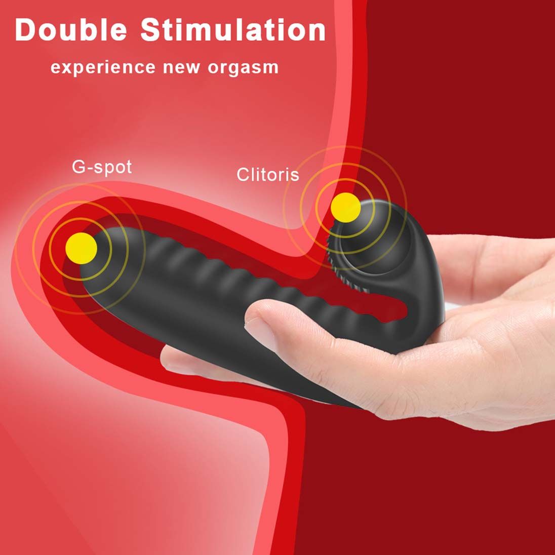 Compact Finger Vibrator 10 Vibrations Mini Bullet Sex Massager G Spot Clitoris Nipples Stimulator Vibrating Anal Clitoral Pleasure Game Tool Adult Love Solo Masturbation Toy for Women Female Couple