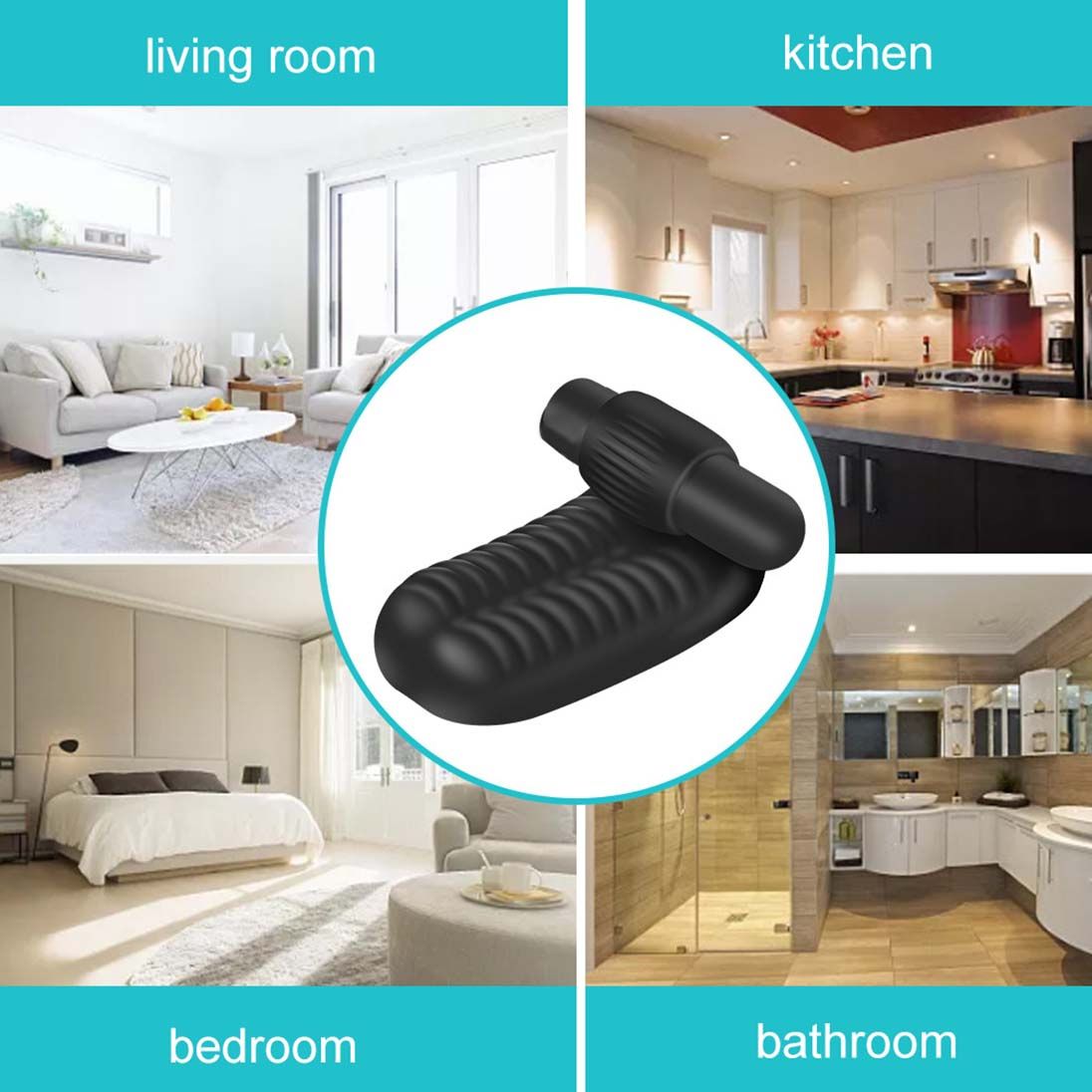 Compact Finger Vibrator 10 Vibrations Mini Bullet Sex Massager G Spot Clitoris Nipples Stimulator Vibrating Anal Clitoral Pleasure Game Tool Adult Love Solo Masturbation Toy for Women Female Couple