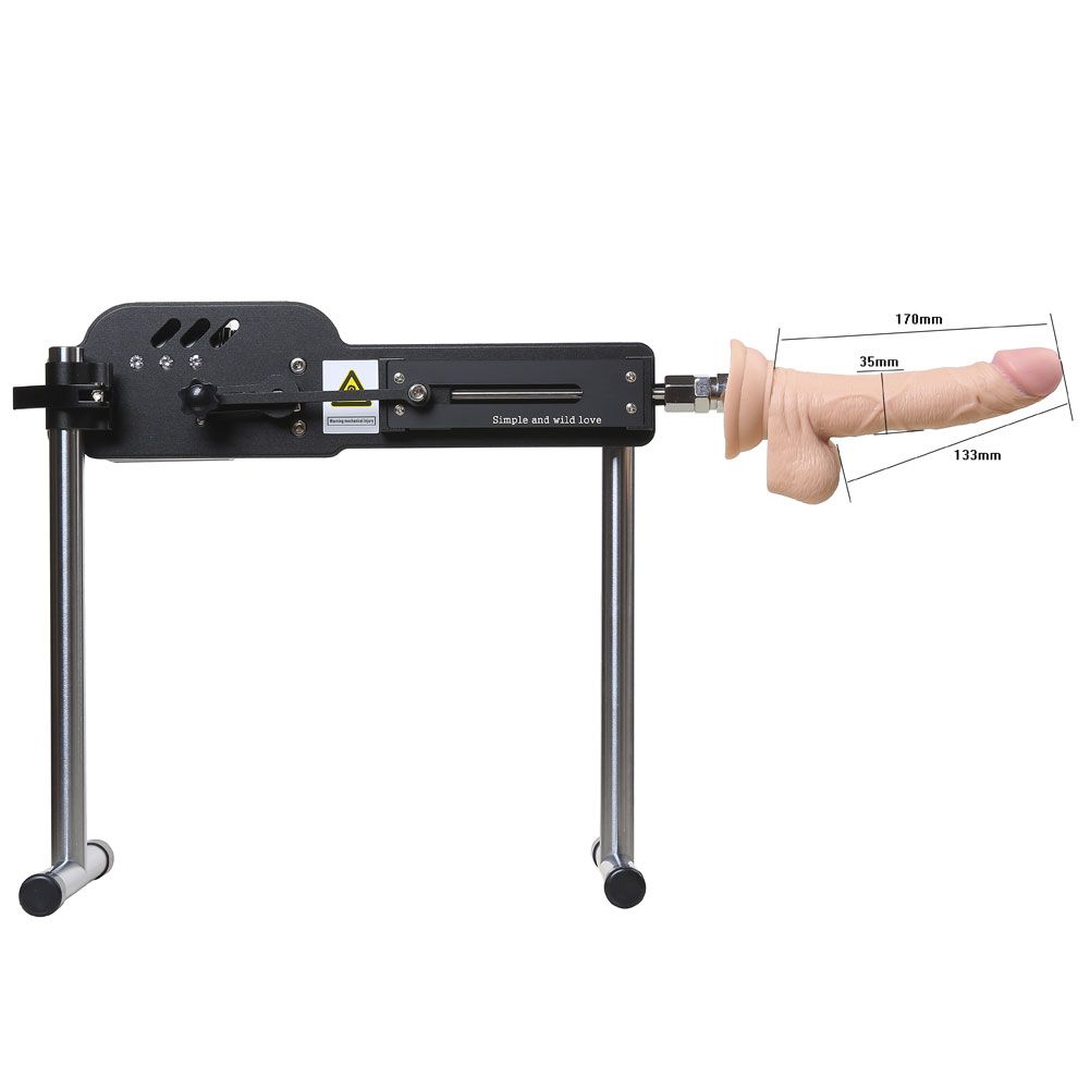 Automatic Fucking Dildo Adult Sex Electric Machine Dimmable Control Stable Massager Love MachineGun Vaginal Anal G-Spot Stimulator Realistic Thrusting Powerful Vibrator for Solo Couples Men Women