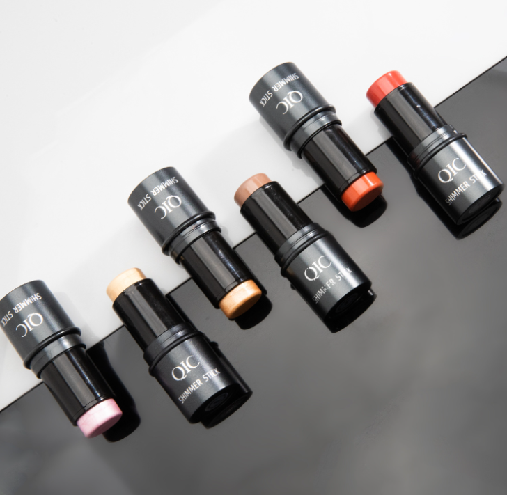 2025 Fashion Makeup QIC High light Brightening Shadow Stick 3D Face Priming Cream concealer powder blusher Cosmetic Stick High light Cosmetic Stick Dual purpose