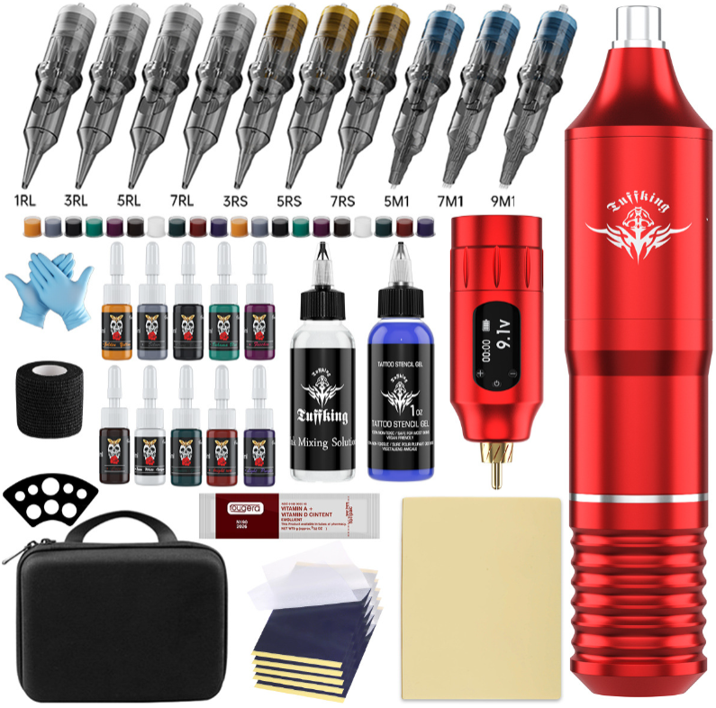 2025 Top selling Tattoo Machine Set Eyebrow Tattoo Machine Tattoo Pen Tool Tattoo Motor Tattoo Set Comes with Paint