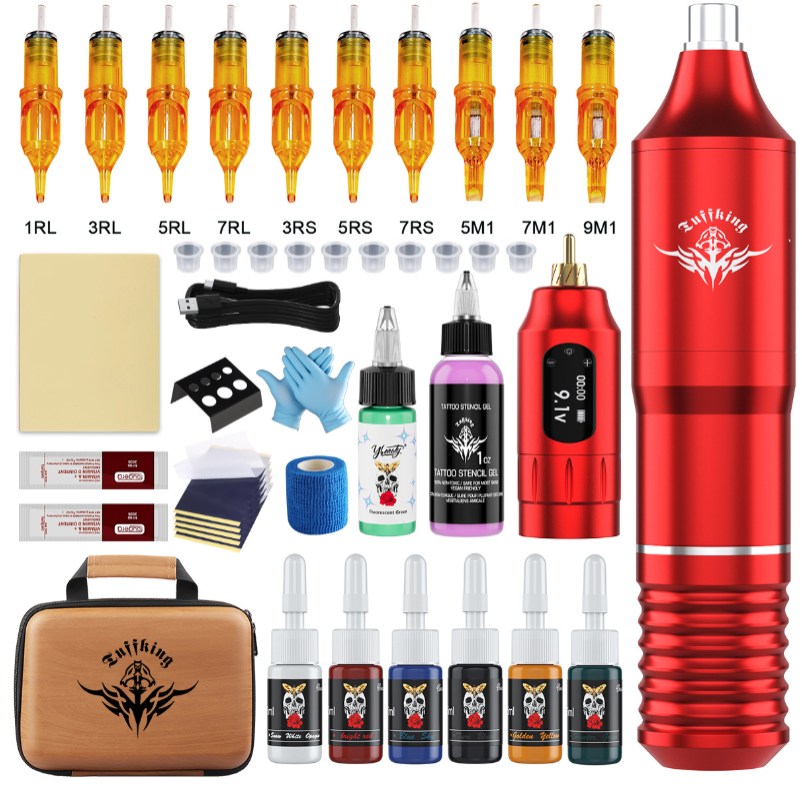 2025 Top selling Tattoo Machine Set Eyebrow Tattoo Machine Tattoo Pen Tool Tattoo Motor Tattoo Set Comes with Paint