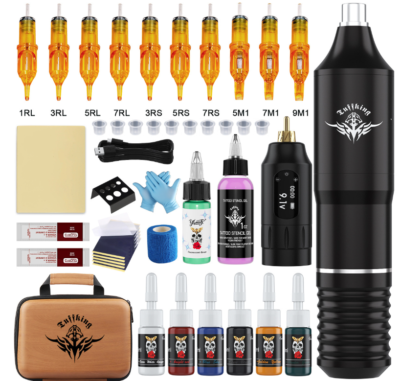2025 Top selling Tattoo Machine Set Eyebrow Tattoo Machine Tattoo Pen Tool Tattoo Motor Tattoo Set Comes with Paint