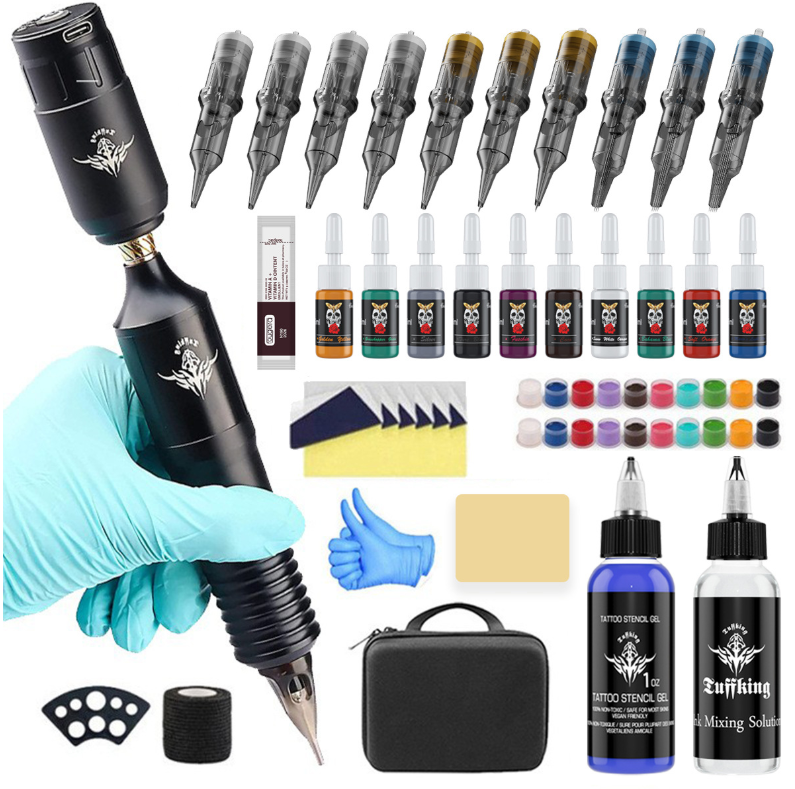2025 Top selling Tattoo Machine Set Eyebrow Tattoo Machine Tattoo Pen Tool Tattoo Motor Tattoo Set Comes with Paint