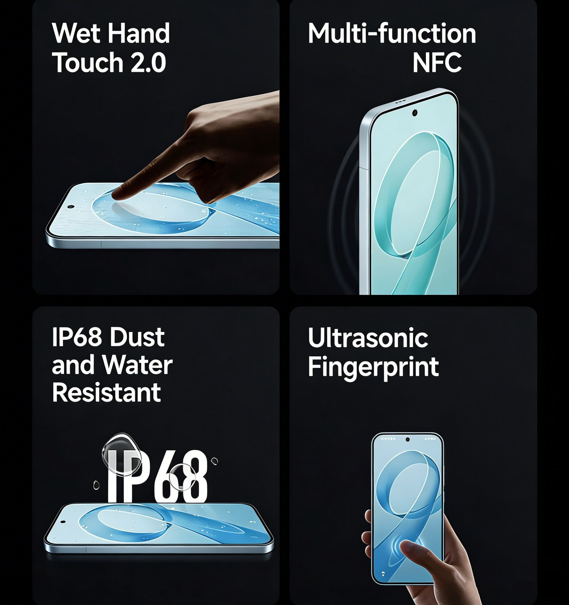 Brand New XIAOMI Redmi K90 5G Snapdragon 8 Elite 7100mAh 100W Massive Battery 6.59'' 120Hz Eye Protection Screen IP68 Waterproof Android 16 USB Type-C Smart Phones