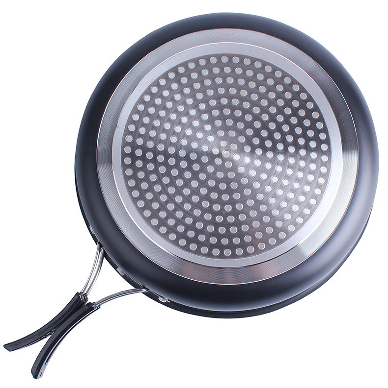 Mountain customer outdoor camping barbecue frying pan frying pan non-stick pan barbecue baking tray folding single pot