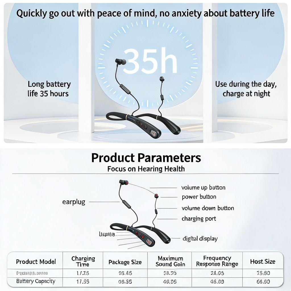 Xuanyin Hearing Aids: Smart Noise Reduction, App-Fitted In-Ear Hearing Aids with 64 Channels for Seniors, Cross-Border