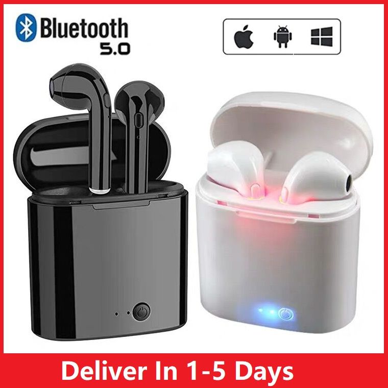 i7s Bluetooth Earphones Wireless Stereo Ear Phone Earphone Earbuds  For Android IOS Airpod Waterproof With Charging Box