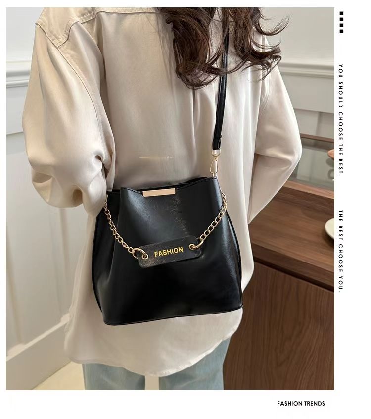 Women Handbag Lady Shoulder Bucket Tote Sling Crossbody Bags PU Leather Handbags Waterproof For Ladies Soft New Valentine's Day Christmas Birthday Gift