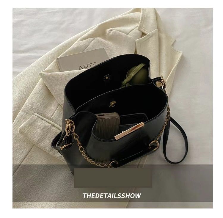 Women Handbag Lady Shoulder Bucket Tote Sling Crossbody Bags PU Leather Handbags Waterproof For Ladies Soft New Valentine's Day Christmas Birthday Gift