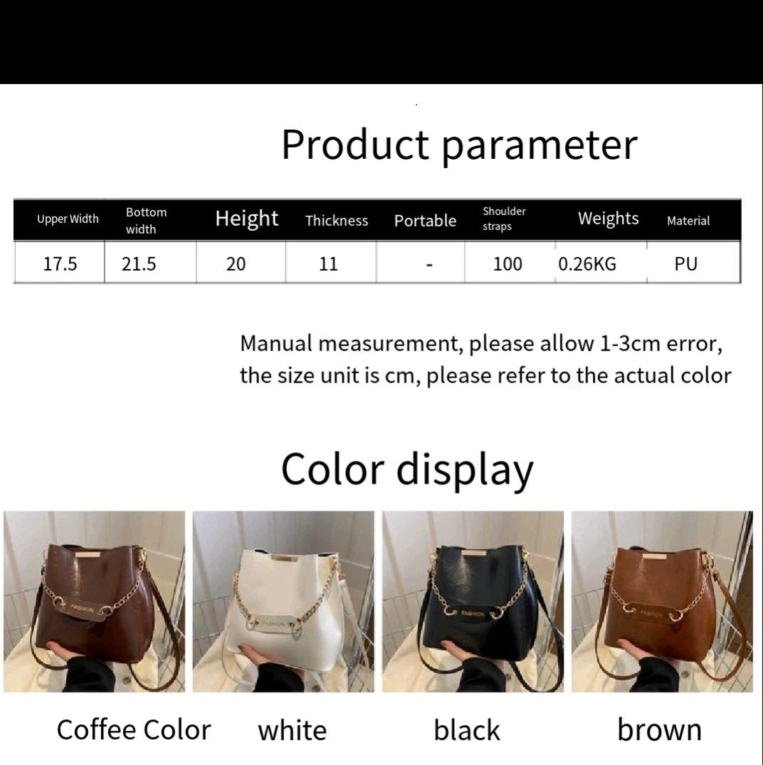 Women Handbag Lady Shoulder Bucket Tote Sling Crossbody Bags PU Leather Handbags Waterproof For Ladies Soft New Valentine's Day Christmas Birthday Gift