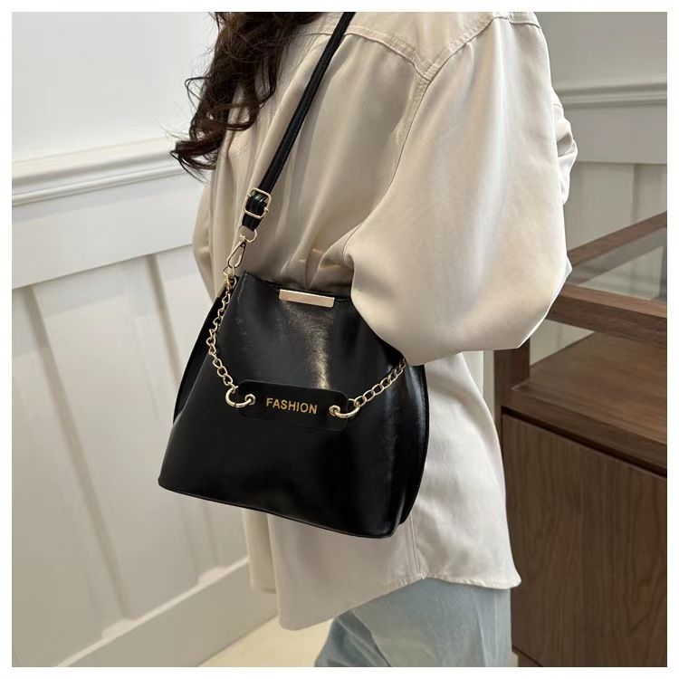 Women Handbag Lady Shoulder Bucket Tote Sling Crossbody Bags PU Leather Handbags Waterproof For Ladies Soft New Valentine's Day Christmas Birthday Gift