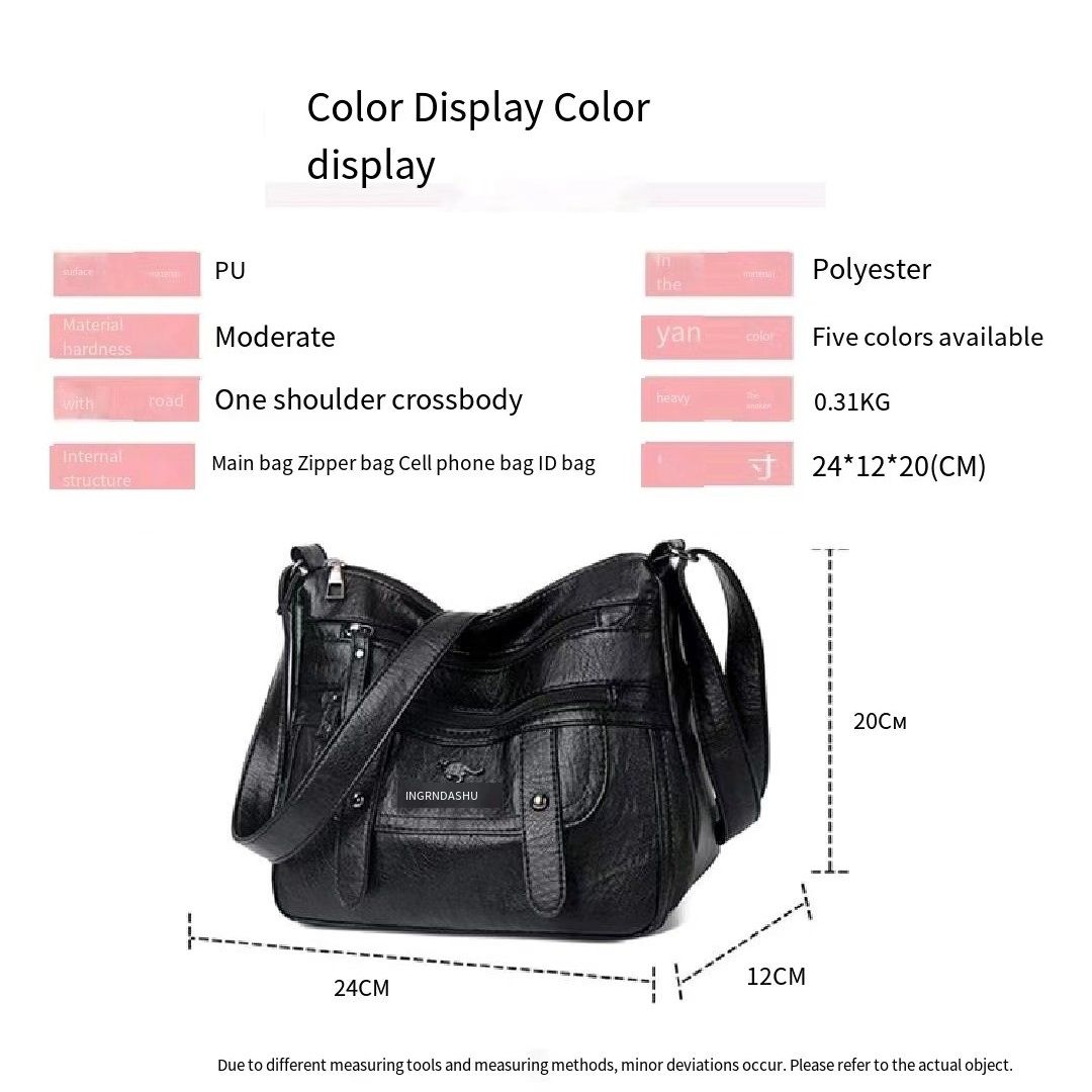 Women Handbags Lady Shoulder Tote Crossbody Sling Bags PU Leather Handbags Big Large Capacity For Ladies Soft New Valentine's Day Christmas Birthday Gift