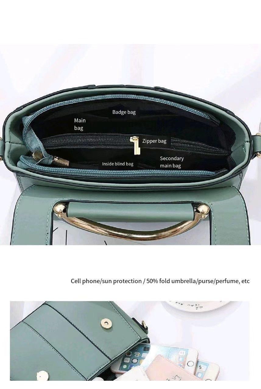 Women Handbags Lady Bags Sling Shoulder Hand Bags Slingbags PU Leather Bag For Ladies Large Capacity Durable Business Classic Luxury Handbags Girl Friend Wife Valentine's Day Christmas Birthday Gift