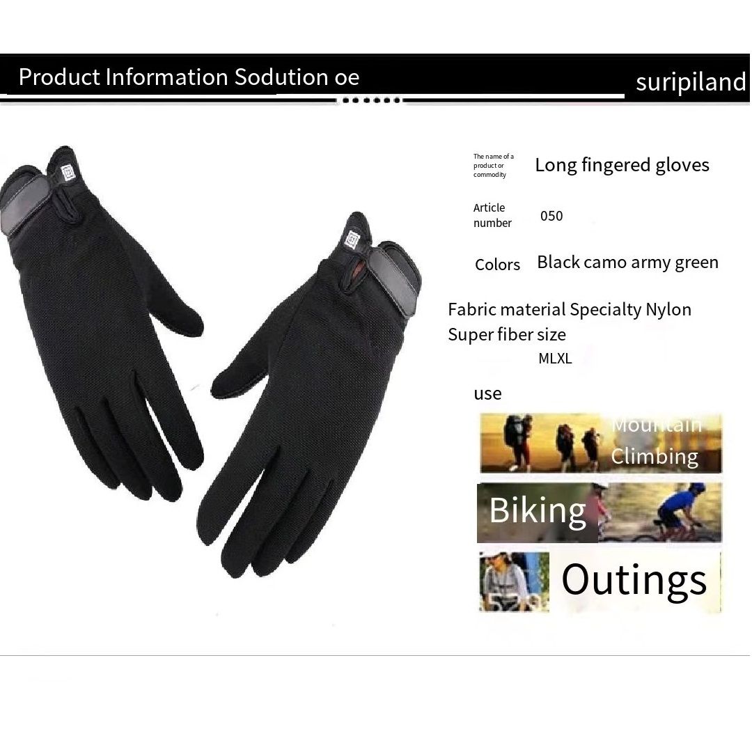 Men Gloves Touchscreen Motorcycle Training Shooting Hunting Hiking Camping Off-Road Climbing Police Cycling Sport Combat Fighting Warm Full finger Gloves For Sport Shooting