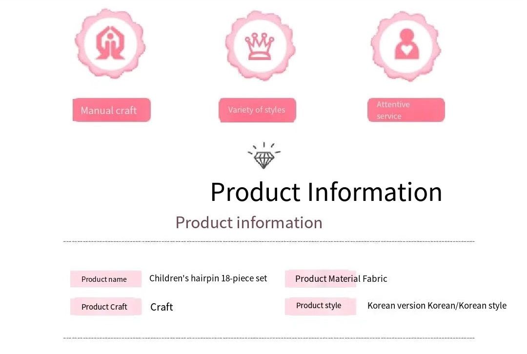 18 Pcs Girls Hair Accessories Sets Bows Cute Barrettes Cat Baby Hair Clips Hair Ties Elastic Hair Bands Gifts for Teen Girls Kis Birthday Gifts