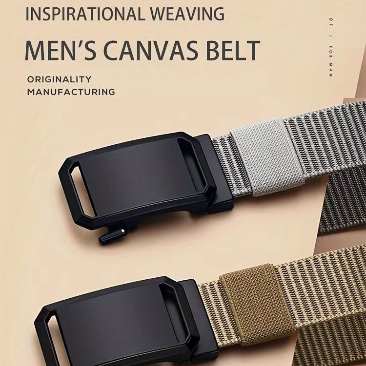 Men's Canvas Belt Casual Braided Waist Belt Free Adjustment of length Outdoor Sports Man Men Male Women Belt Light Comfortable Climbing Work Jeans Suit Pants Trousers Braid Roller Beltslor Belts