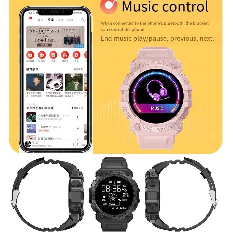 IP67 Waterproof Smart Watch Sports Watches Men Women DIY Face Bluetooth Call Outdoor Fitness Tracker Heart Rate Blood Monitor Running Riding Smartwatch For IOS Android