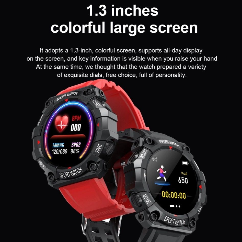 IP67 Waterproof Smart Watch Sports Watches Men Women DIY Face Bluetooth Call Outdoor Fitness Tracker Heart Rate Blood Monitor Running Riding Smartwatch For IOS Android