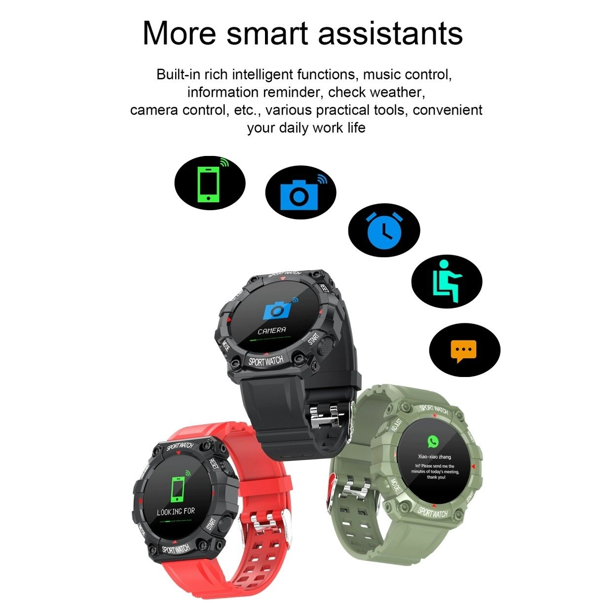 IP67 Waterproof Smart Watch Sports Watches Men Women DIY Face Bluetooth Call Outdoor Fitness Tracker Heart Rate Blood Monitor Running Riding Smartwatch For IOS Android