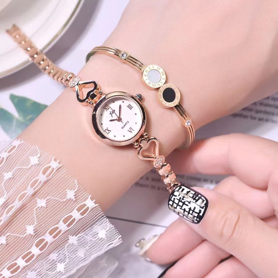Quartz Women Watches For Lady Wrist Watch Bracelet Ladies Watches Luxury Ice Diamonds Stainless Steel Band Female Wristwatches Valentine's Day Christmas Birthday Gifts