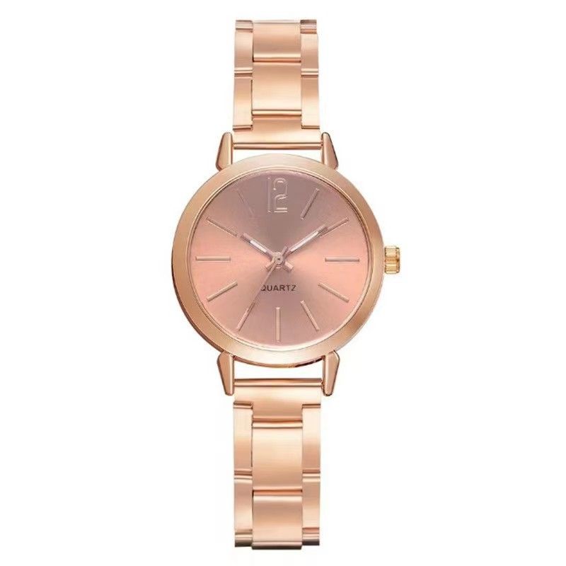 2pcs Stainless Steel Women Quartz Watches + LOVE Bracelet Set For Ladies Lady Watch Wristwatches Classic Fashion Female Watches Wrist Watch With Bracelet Bangle Jewelry Christmas Gifts