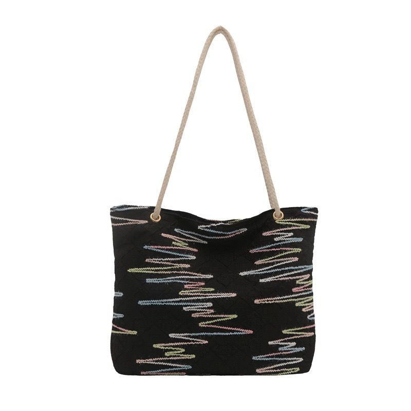 Women Tote Bag Canvas Shoulder Cord Bags Large Capacity Handbags Hobo Handbags Casual Messenger Bag Top Handle Bags Fashion Girlfriend Wife Gifts For Festival Valentine's Day Birthday Christmas