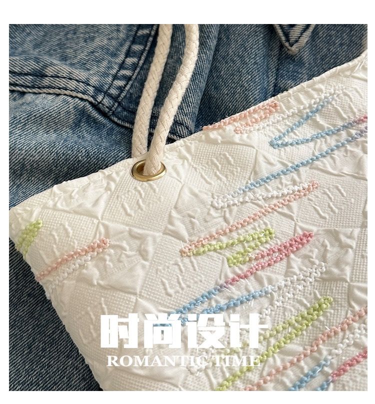 Women Tote Bag Canvas Shoulder Cord Bags Large Capacity Handbags Hobo Handbags Casual Messenger Bag Top Handle Bags Fashion Girlfriend Wife Gifts For Festival Valentine's Day Birthday Christmas