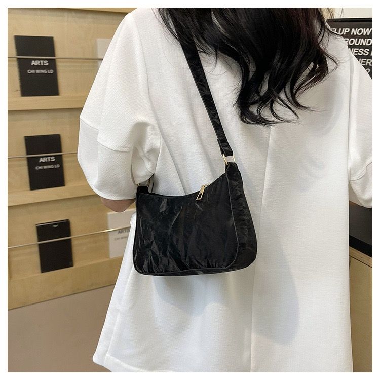 Women Shoulder Bags Suede PU Leather Crescent Handbags Tote Hobo Bag Crossbody Bags With Zipper Closure Top-handle Retro Underarm Purse Girlfriend Wife Gifts For Festivals Birthday Valentine's Day