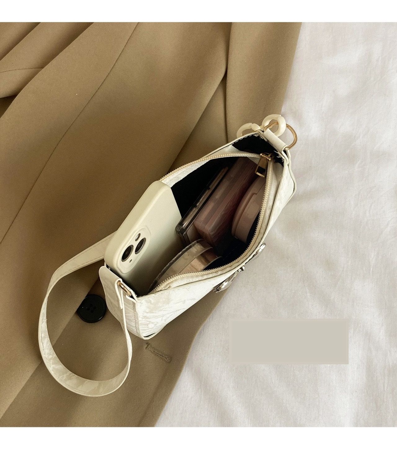 Women Shoulder Bags Suede PU Leather Crescent Handbags Tote Hobo Bag Crossbody Bags With Zipper Closure Top-handle Retro Underarm Purse Girlfriend Wife Gifts For Festivals Birthday Valentine's Day