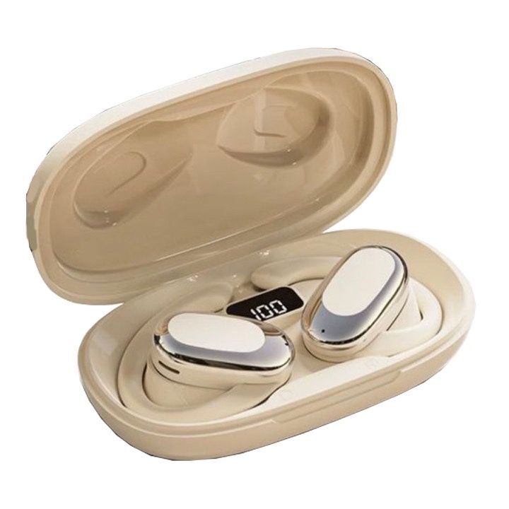 GT735Y Wireless Bluetooth Earbuds Berlin Voice Ear Hanging OWS Adjustable Non In Ear Noise Reduction Earphones TWS Rotating 130 ° Unisex 360 ° Innovative Fit For All Smartphones