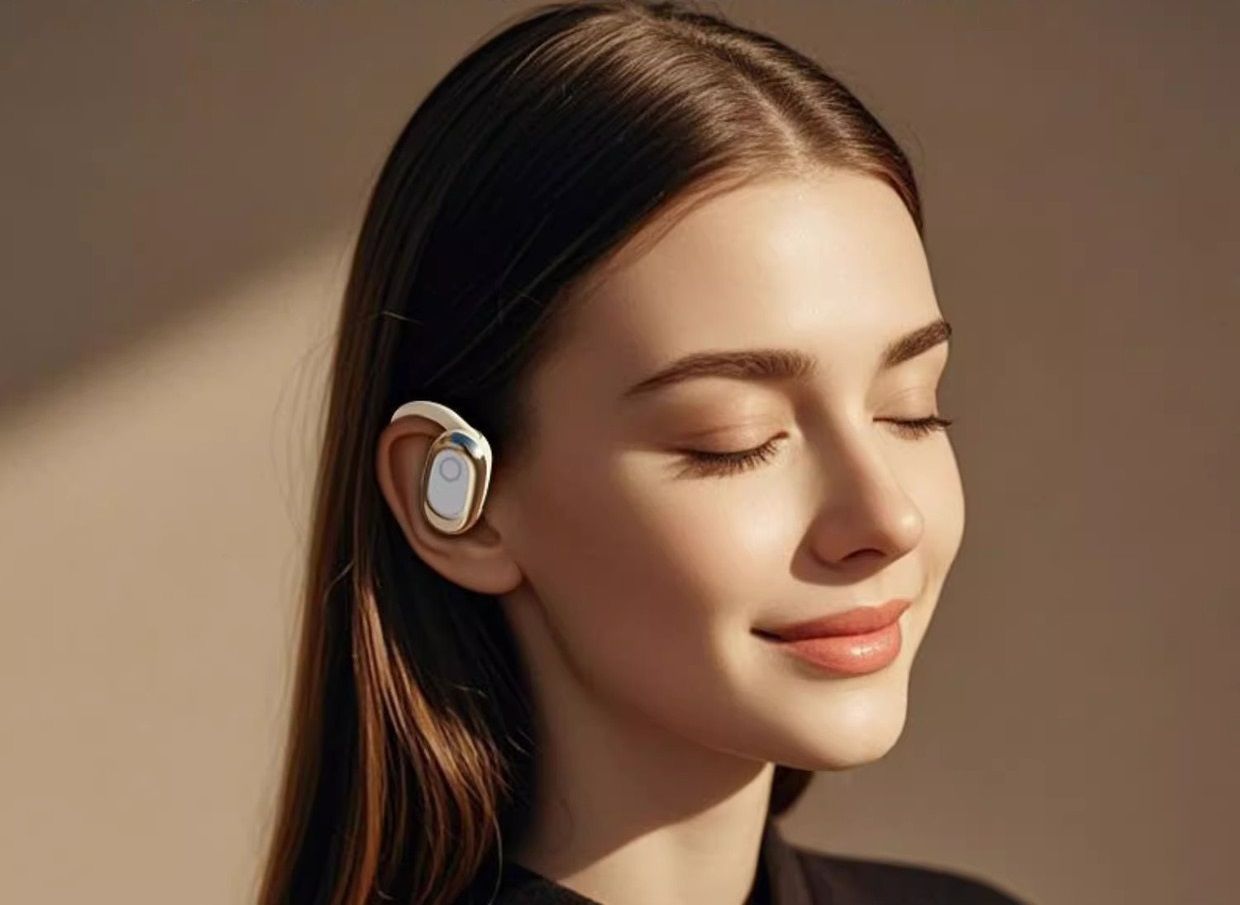 GT735Y Wireless Bluetooth Earbuds Berlin Voice Ear Hanging OWS Adjustable Non In Ear Noise Reduction Earphones TWS Rotating 130 ° Unisex 360 ° Innovative Fit For All Smartphones