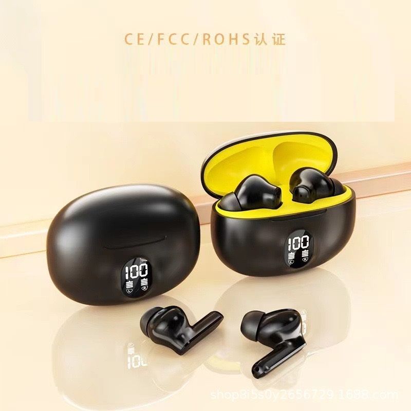 Wireless Earbuds Bluetooth Earphones HiFi Ear Buds Bass Stereo Bluetooth Headphones with ENC Noise Cancelling Mic IP7 Waterproof in Ear  LED Display Charging Case Ear Buds for Pad Workout Sports