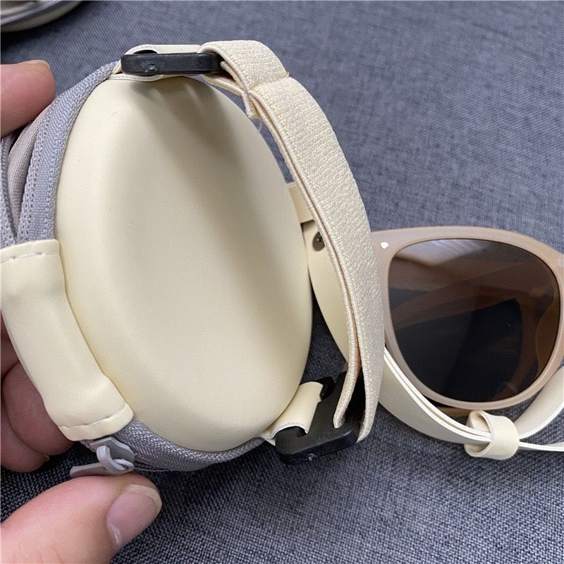 Folding Sunglasses Portable Ultra Light Sun Protection UV Protection Sun Glasses For Men And Women Fashion Air Cushion Eyewears UV 400 Polarized Anti UVA UVB Oversized Square With Case Gift Box