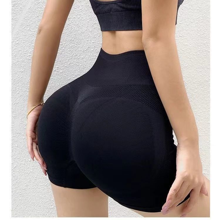 Women Yoga Shorts High Waist Workout Shorts Fitness Yoga Lift Butt Fitness Ladies Gym Running Cycling Short Pants Sportswear Clothing Waist-Cinching And Hip-Lifting Shapewear Slimming Waist Trainer