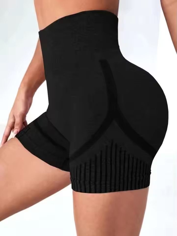 Women Yoga Shorts High Waist Workout Shorts Fitness Yoga Lift Butt Fitness Ladies Gym Running Cycling Short Pants Sportswear Clothing Waist-Cinching And Hip-Lifting Shapewear Slimming Waist Trainer