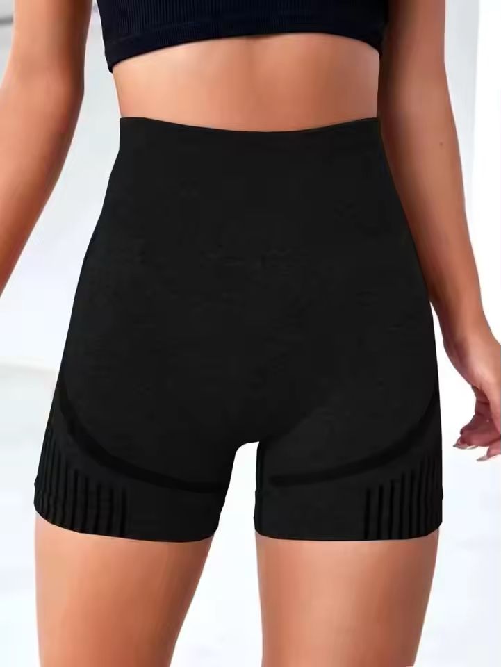 Women Yoga Shorts High Waist Workout Shorts Fitness Yoga Lift Butt Fitness Ladies Gym Running Cycling Short Pants Sportswear Clothing Waist-Cinching And Hip-Lifting Shapewear Slimming Waist Trainer