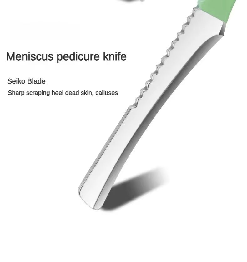 12/16pcs Professional Nail Clippers and Cuticle Nippers Set With Leather Portable Case Folding Bag Universal Facial Care Manicure Kits Pedicure Tools Manicure Set Knife Scissors Suit-Dead Skin Scissor