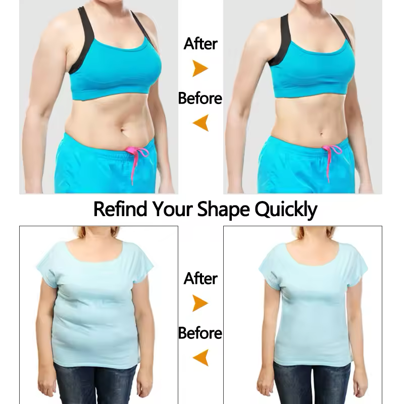 Waist Trainer Slimming Belt Slim Body Shaper Corset Trimmer Sport Gym Fat Burner Elastic Shapewear Snug Fit Women Ladies Belly Slim Belt Band Body Building Sheath Flat Girdle Postpartum Control Wrap