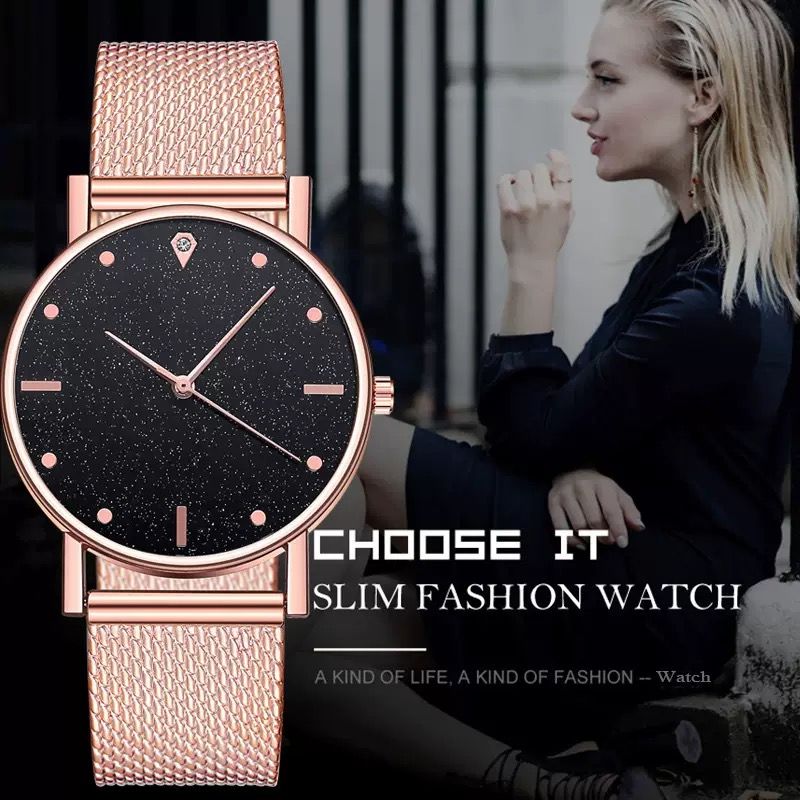 Geneva Lady Watch Women Watches Ladies Watches Girl Wristwatch Luxury Stainless Steel Retro Wrist Watch Female Quartz Watches Valentine's Day Christmas New Year Girl Friend Wife Gift