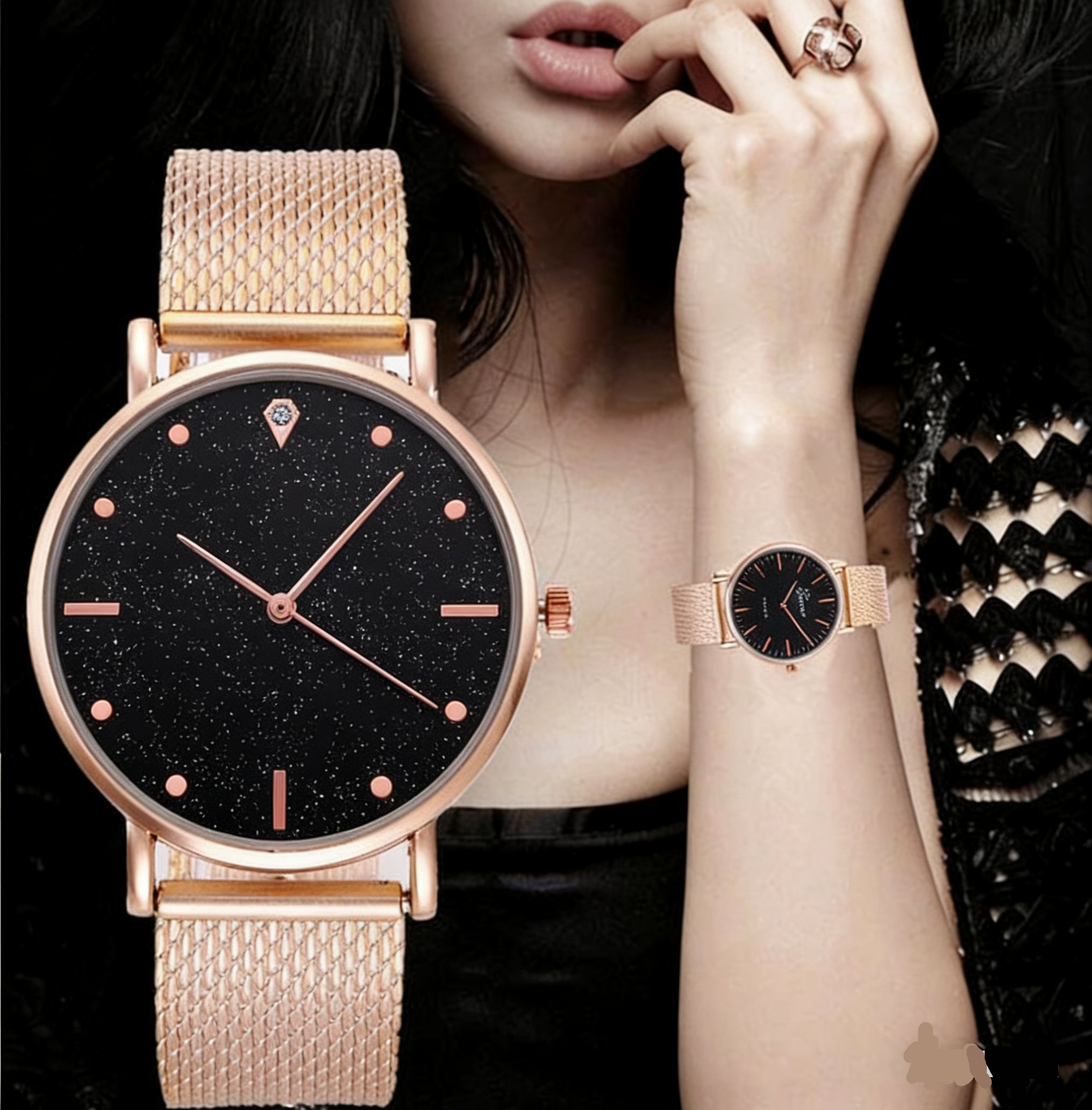 Geneva Lady Watch Women Watches Ladies Watches Girl Wristwatch Luxury Stainless Steel Retro Wrist Watch Female Quartz Watches Valentine's Day Christmas New Year Girl Friend Wife Gift