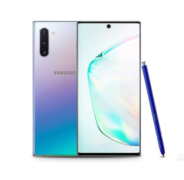 Refurbished Phone Samsung Galaxy Note10 6.3 inch 8GB+256GB dual sim 16mp+10mp 3500mah clean screen Samsung Galaxy Note 10 smartphone