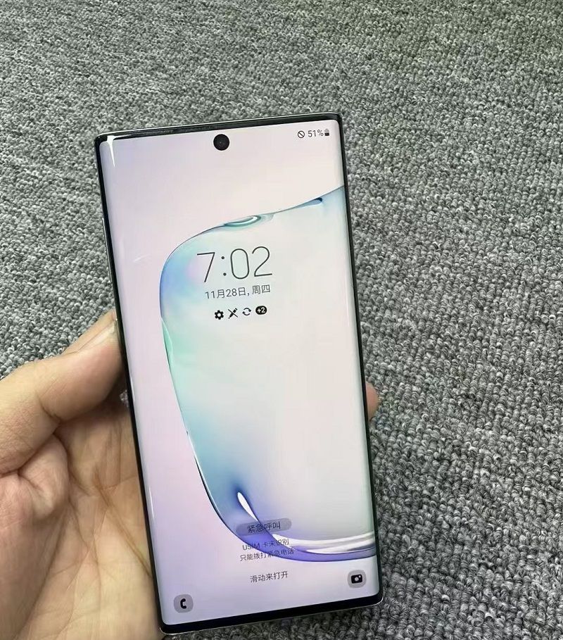 Refurbished Phone Samsung Galaxy Note10 6.3 inch 8GB+256GB dual sim 16mp+10mp 3500mah clean screen Samsung Galaxy Note 10 smartphone