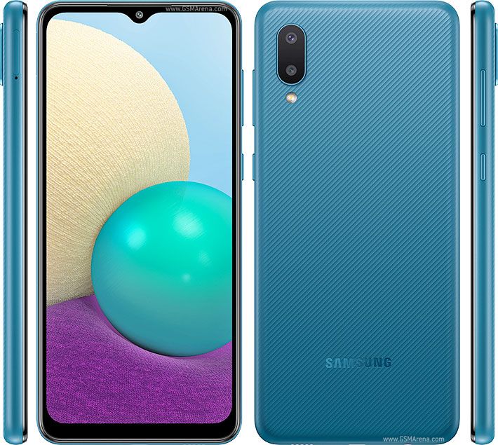 Refurbished Phone Samsung Galaxy A02 6.5 inch 2GB+32GB/4GB+64GB dual sim 13mp+5mp 5000mah clean screen Samsung  A02 smartphone
