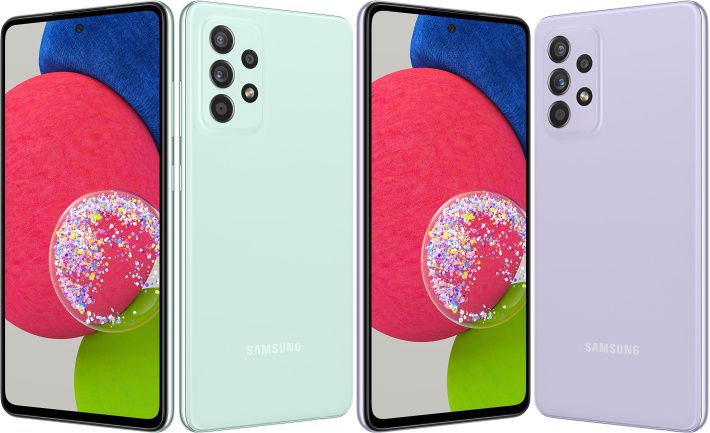 Refurbished Phone Samsung Galaxy A52s 5G 6.5 inch 6GB+128GB 64mp+32mp 4500mah clean screen Samsung A52s smartphone