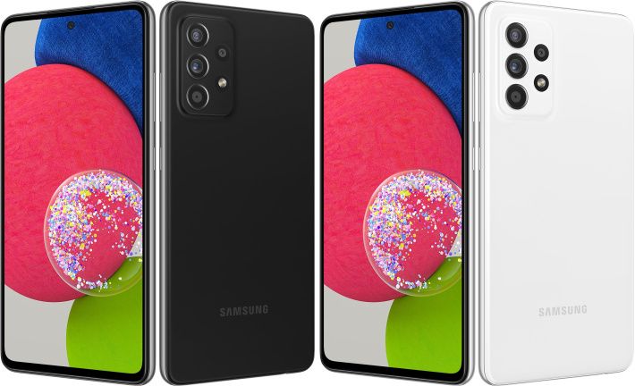 Refurbished Phone Samsung Galaxy A52s 5G 6.5 inch 6GB+128GB 64mp+32mp 4500mah clean screen Samsung A52s smartphone